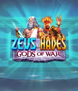 Enter the epic battlefield of Zeus vs Hades: Gods of War slot by Pragmatic Play, showcasing the mighty Zeus wielding lightning alongside Hades, the fiery ruler of the underworld. This graphic captures the powerful duel between ancient deities, set against a mystical background. Great for mythology enthusiasts, delivering a gripping adventure. 